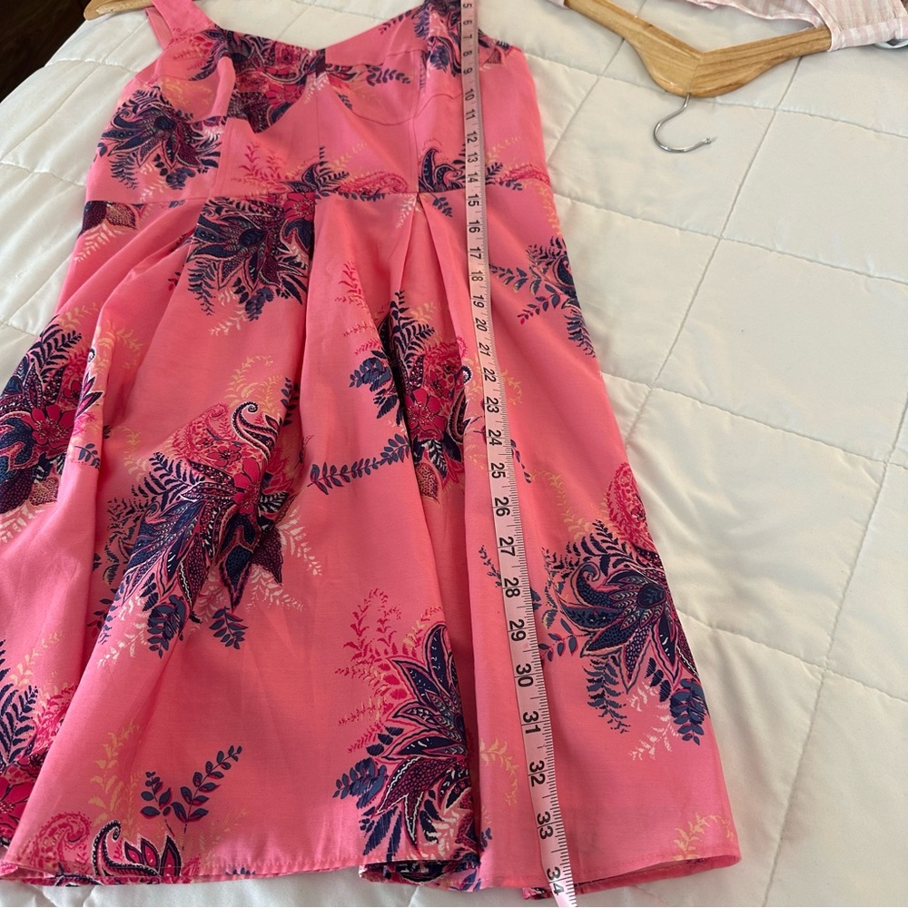 LOFT Pink Floral Mini Dress - Picture 11 of 12